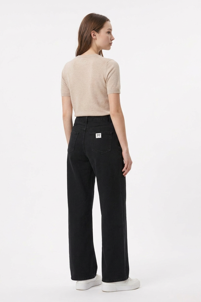 Women's High Waist Straight Leg Jeans