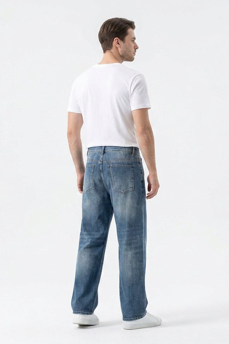 Men's Classic Cotton Relaxed Straight Leg Jeans