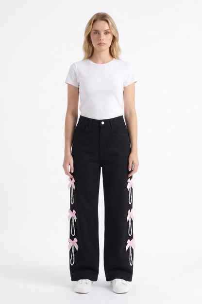 Women's High Waist Wide Leg Jeans