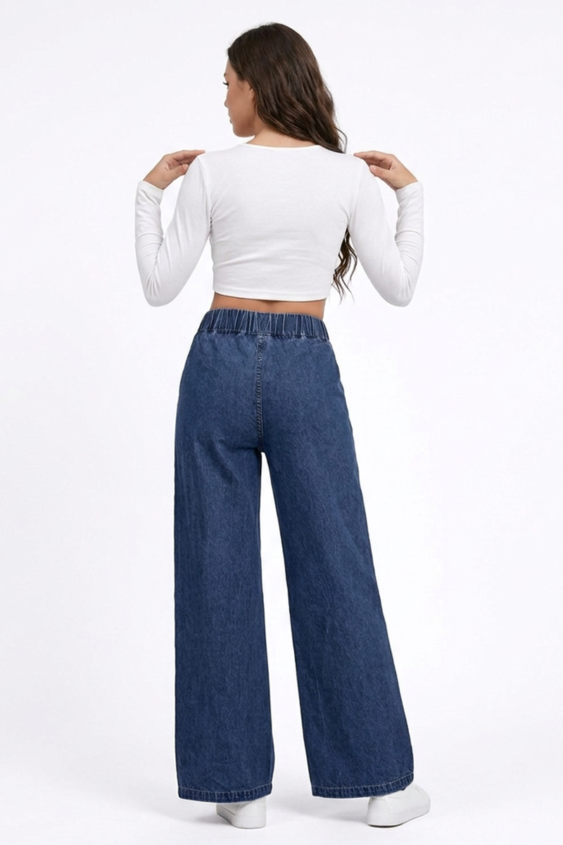 Women's High Waist Baggy Wide Leg Jeans