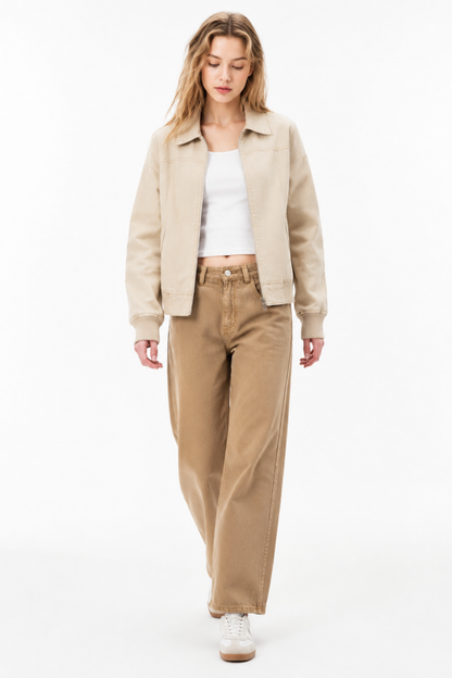 Women's High Waist Wide Leg Jeans