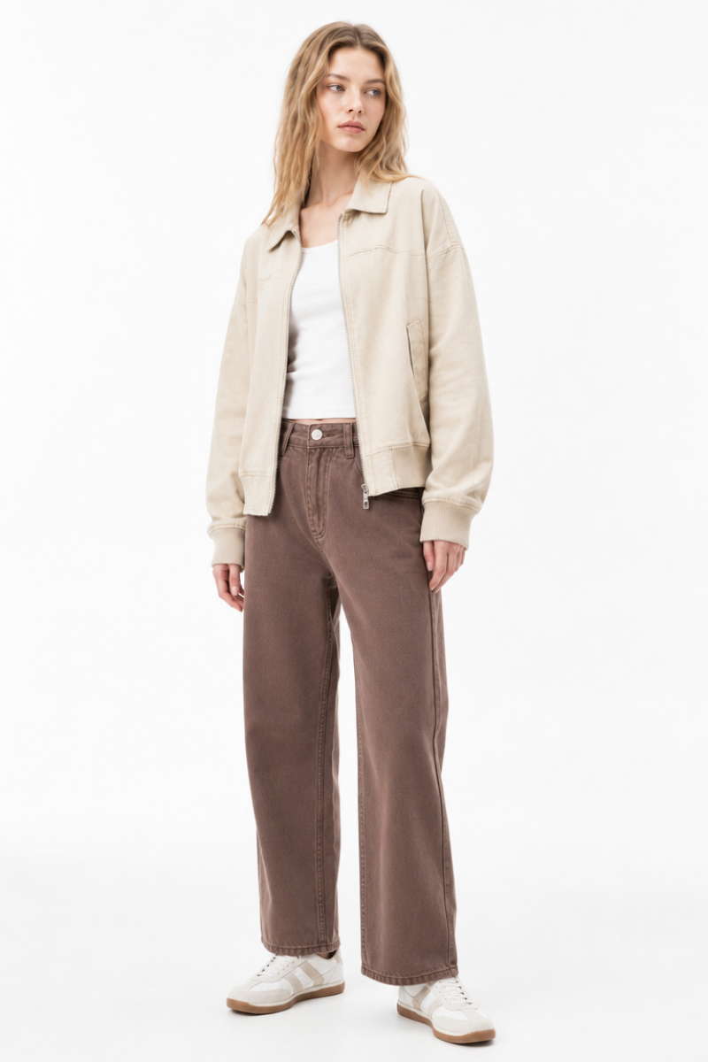 Women's High Waist Wide Leg Jeans