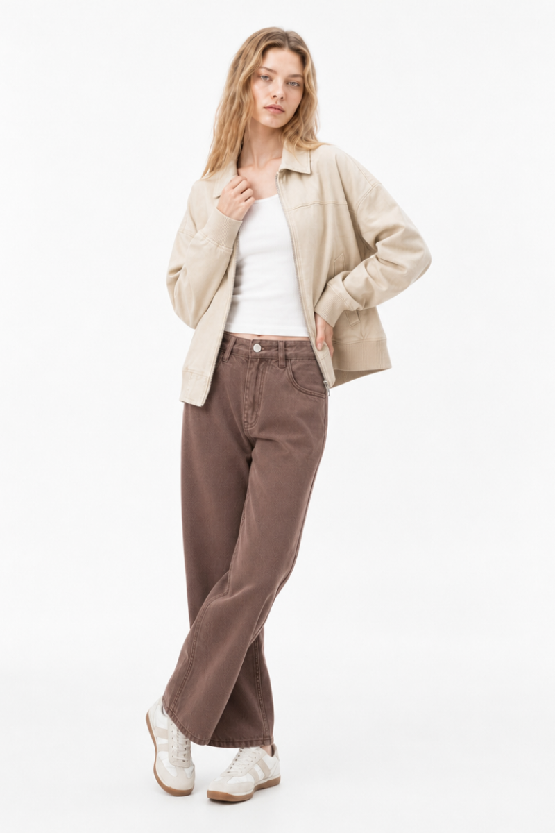Women's High Waist Wide Leg Jeans