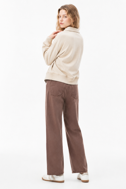 Women's High Waist Wide Leg Jeans