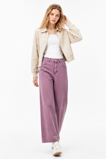 Women's High Waist Wide Leg Jeans