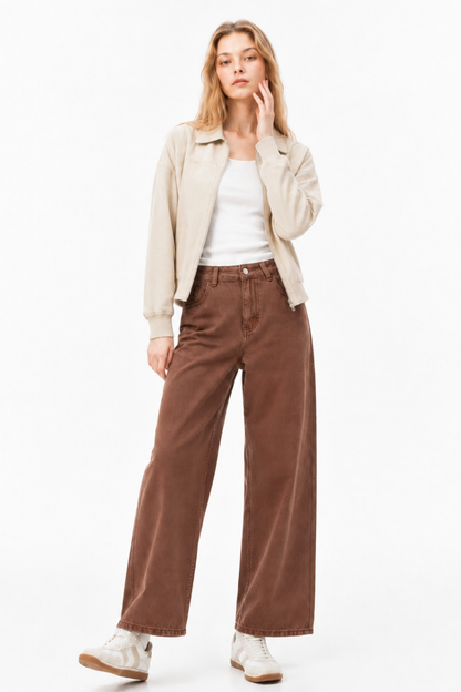 Women's High Waist Wide Leg Jeans
