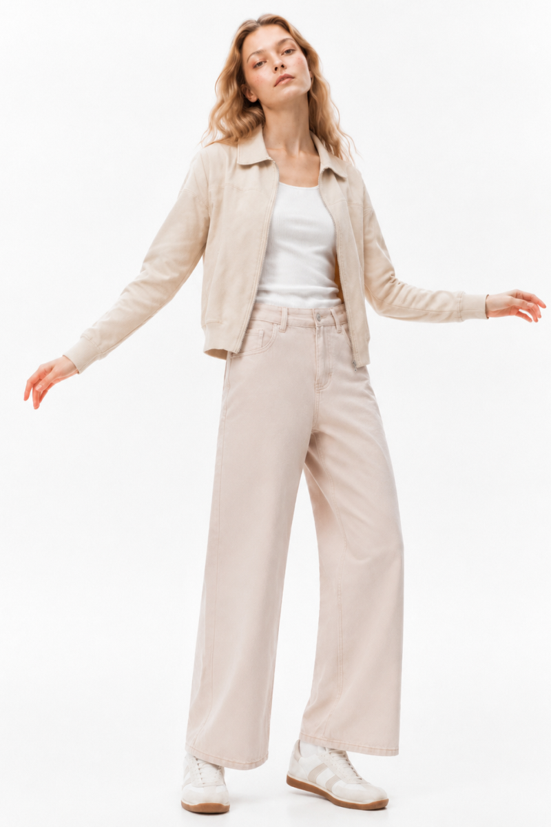 Women's High Waist Wide Leg Jeans