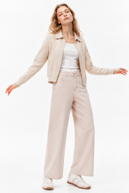 Women's High Waist Wide Leg Jeans