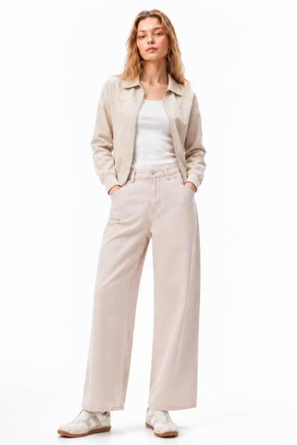 Women's High Waist Wide Leg Jeans