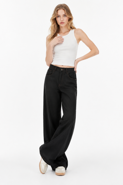 Women's High Waist Wide Leg Jeans
