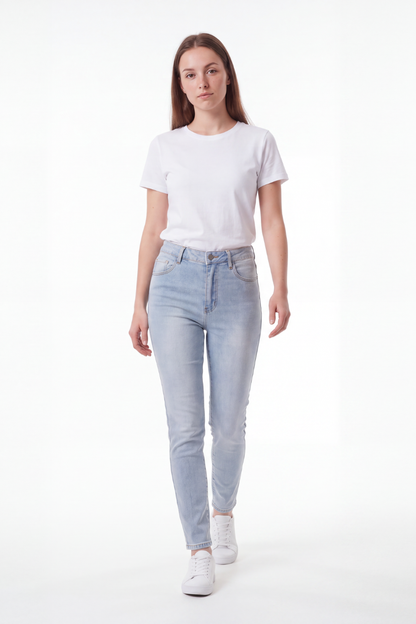 Women's Vintage High Waist Skinny Jeans