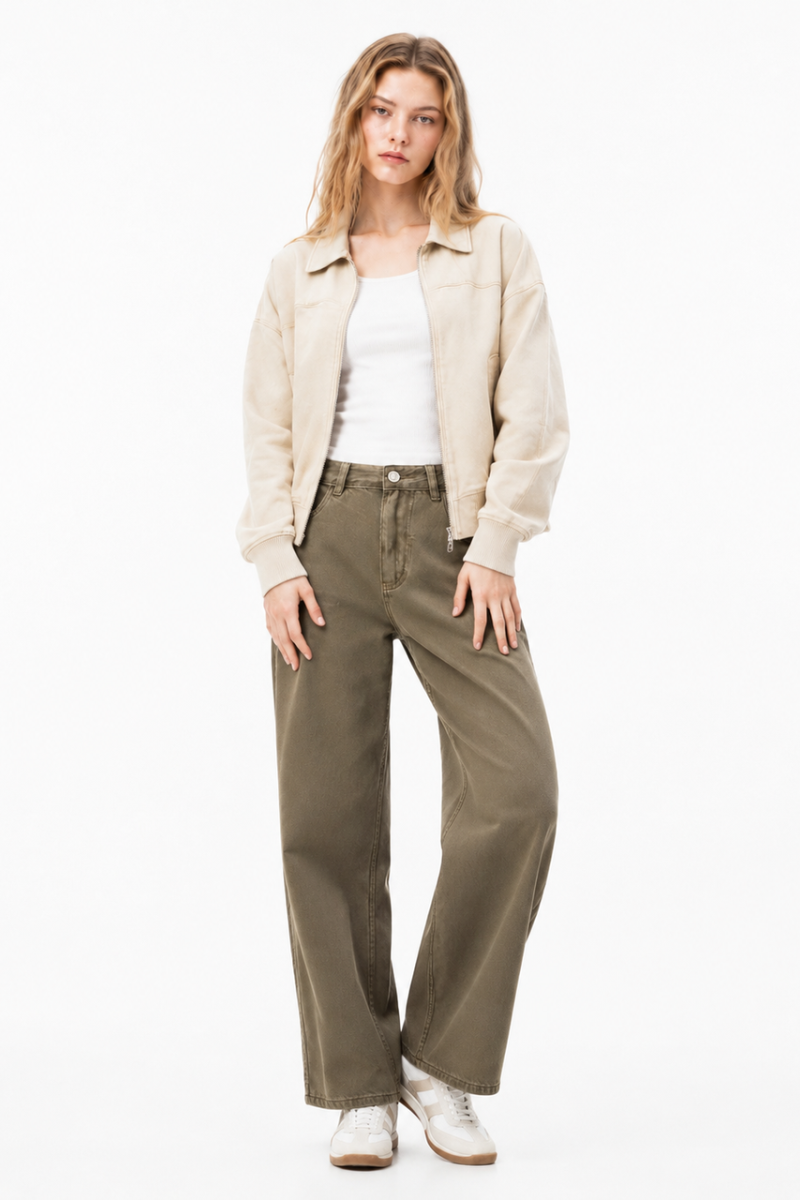 Women's High Waist Wide Leg Jeans