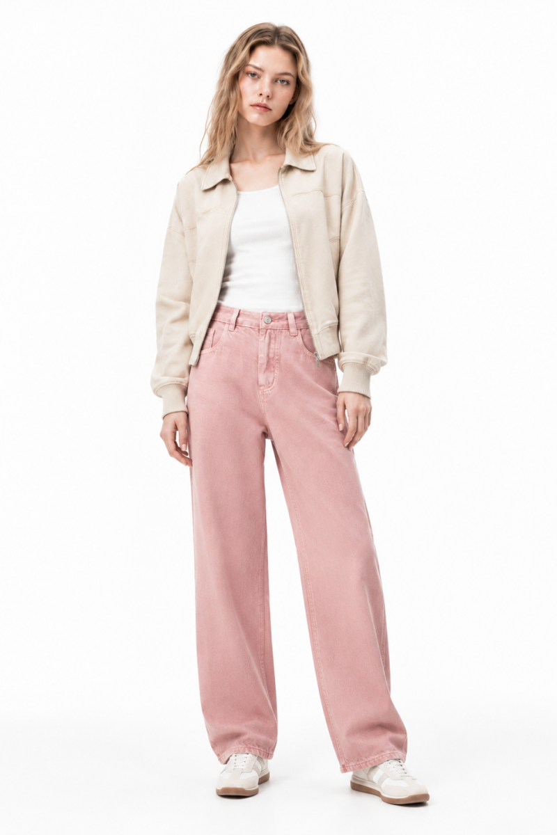 Women's High Waist Wide Leg Jeans