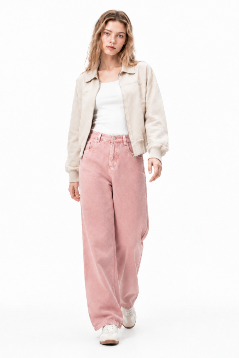Women's High Waist Wide Leg Jeans