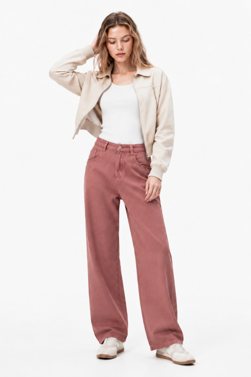 Women's High Waist Wide Leg Jeans