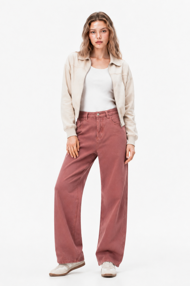 Women's High Waist Wide Leg Jeans