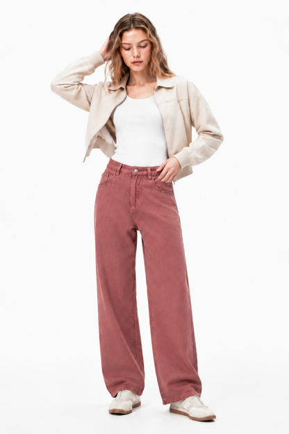 Women's High Waist Wide Leg Jeans