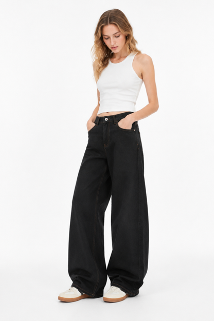 Women's High Waist Wide Leg Jeans