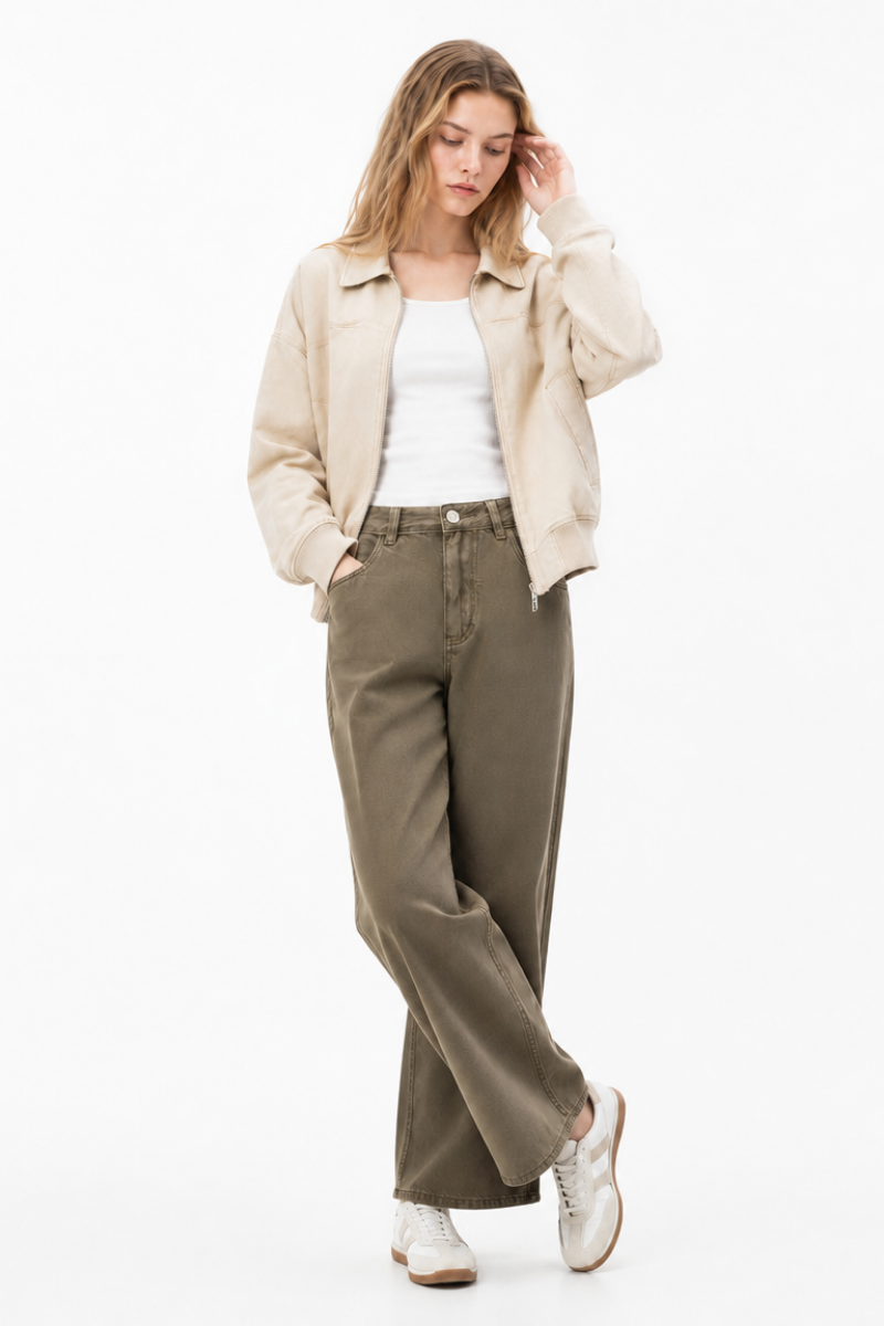 Women's High Waist Wide Leg Jeans