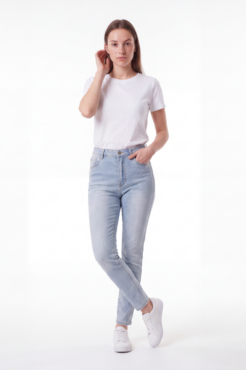 Women's Vintage High Waist Skinny Jeans