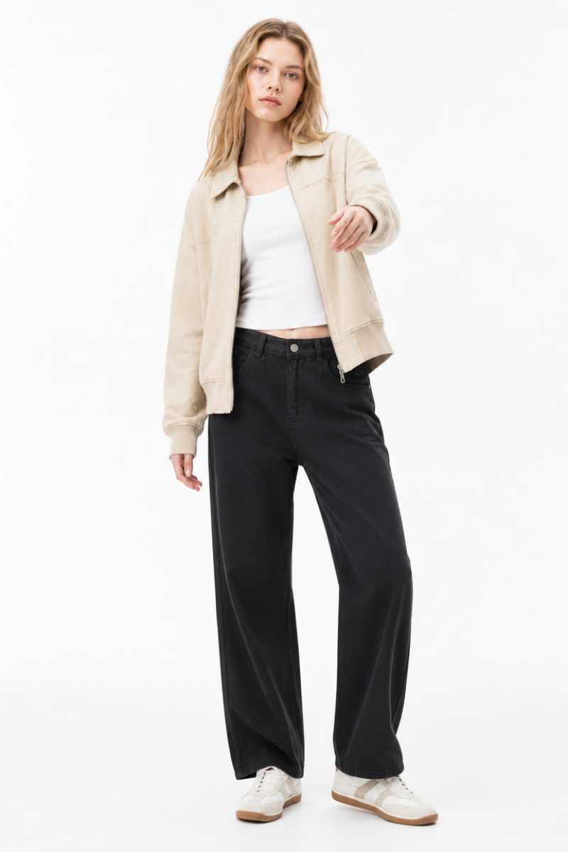 Women's High Waist Wide Leg Jeans