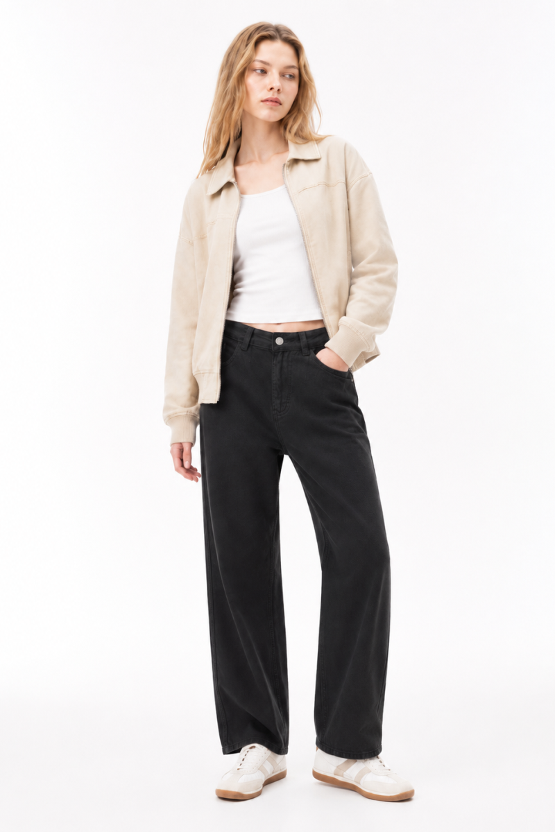Women's High Waist Wide Leg Jeans