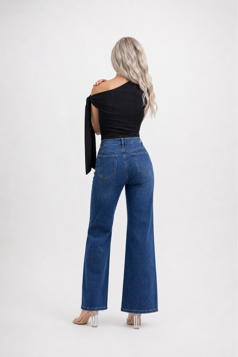 Women's vintage relaxed bootcut jeans