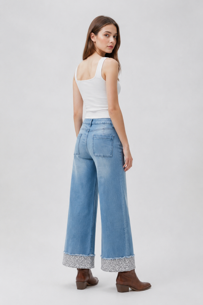 Women's High Waist Wide Leg Jeans