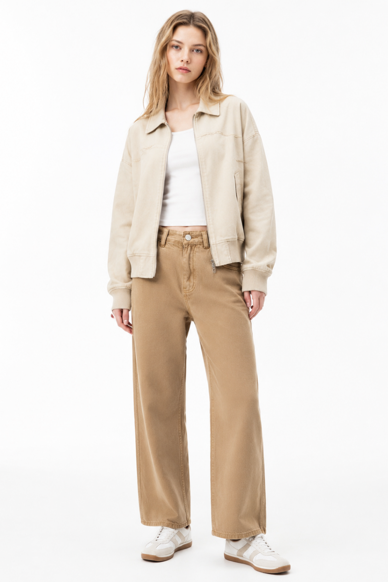 Women's High Waist Wide Leg Jeans