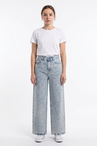 Women's Classic High Waist Straight Leg Jeans