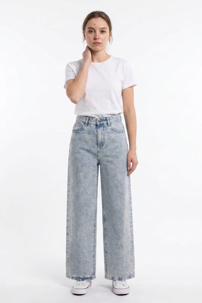 Women's Classic High Waist Straight Leg Jeans