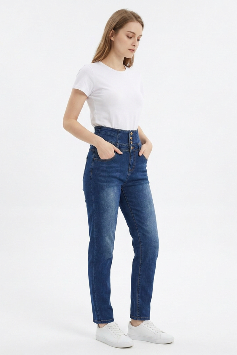 Women's High Waist Classic Skinny Jeans