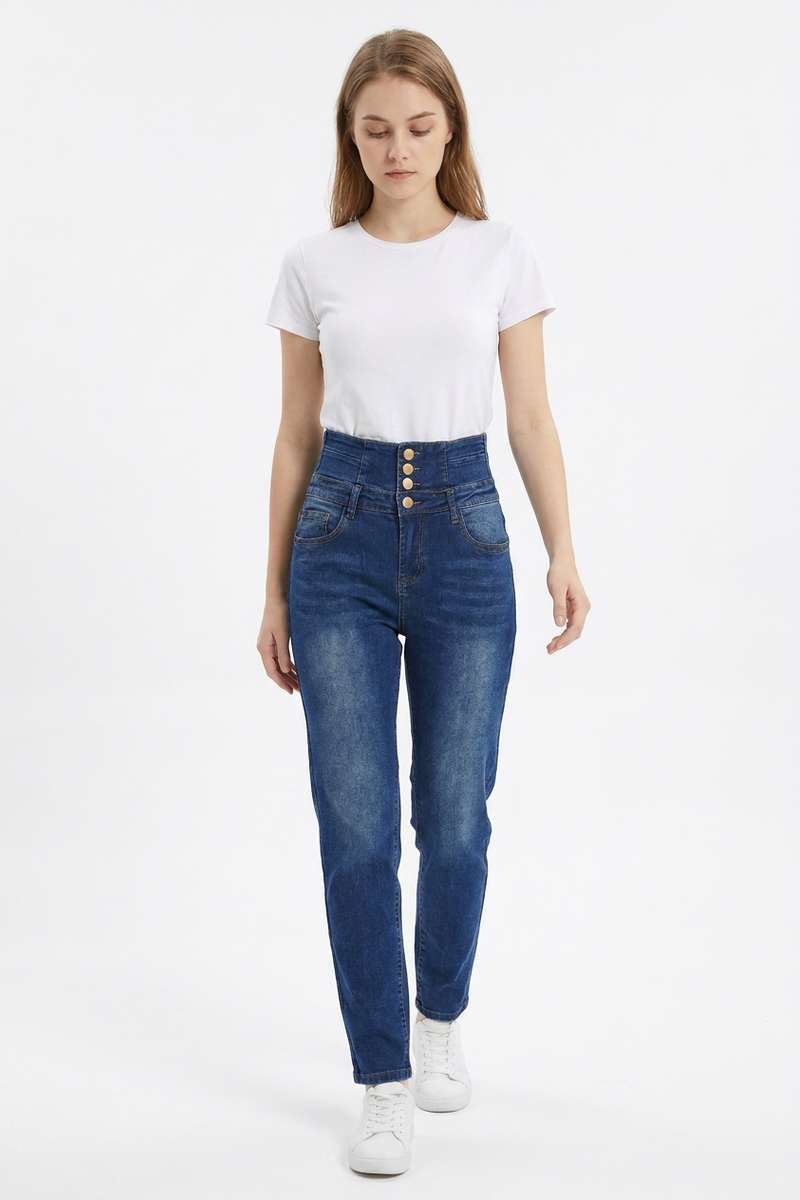 Women's High Waist Classic Skinny Jeans