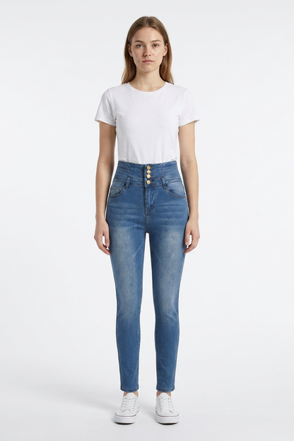 Women's High Waist Classic Skinny Jeans