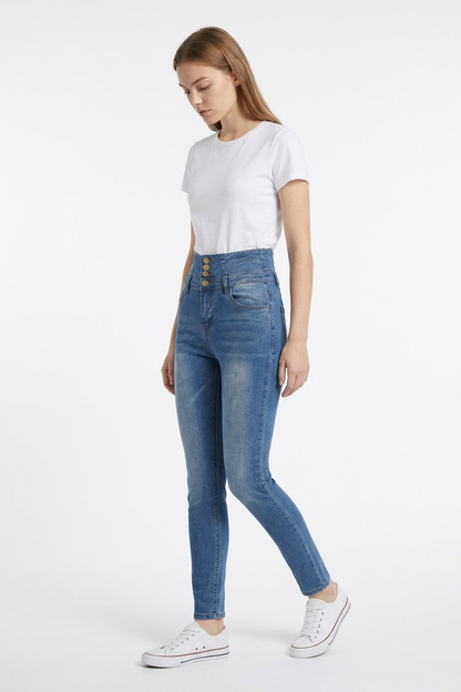 Women's High Waist Classic Skinny Jeans
