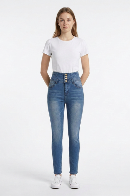 Women's High Waist Classic Skinny Jeans