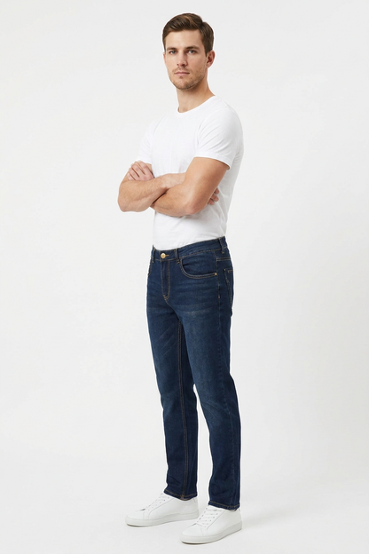 Men's Classic Casual Slim Straight Jeans