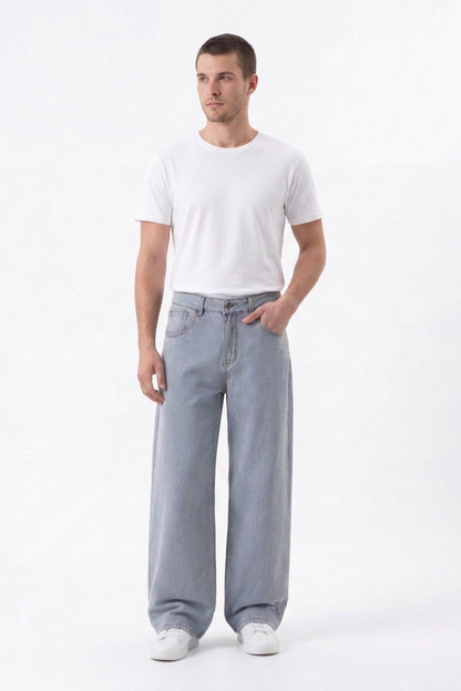 Men's Loose Wide Leg Jeans