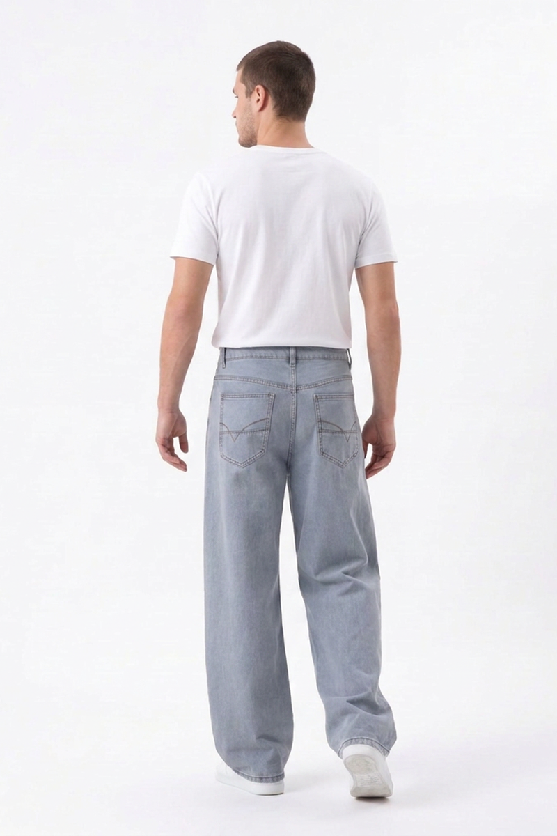 Men's Loose Wide Leg Jeans