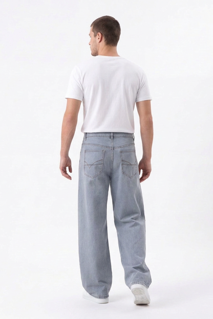 Men's Loose Wide Leg Jeans
