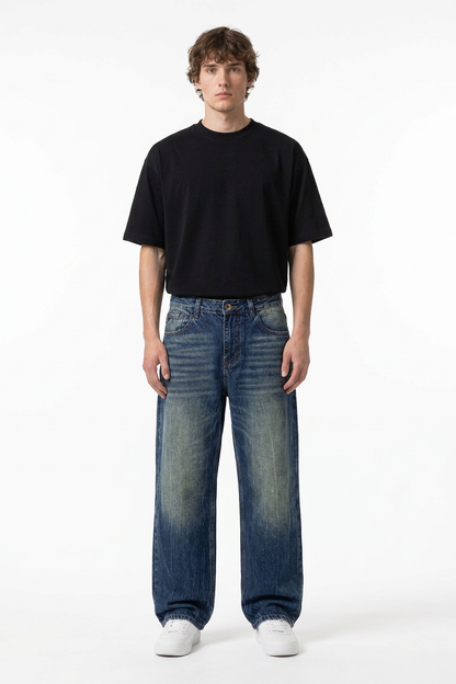Men's Classic Relaxed Straight Leg Jeans