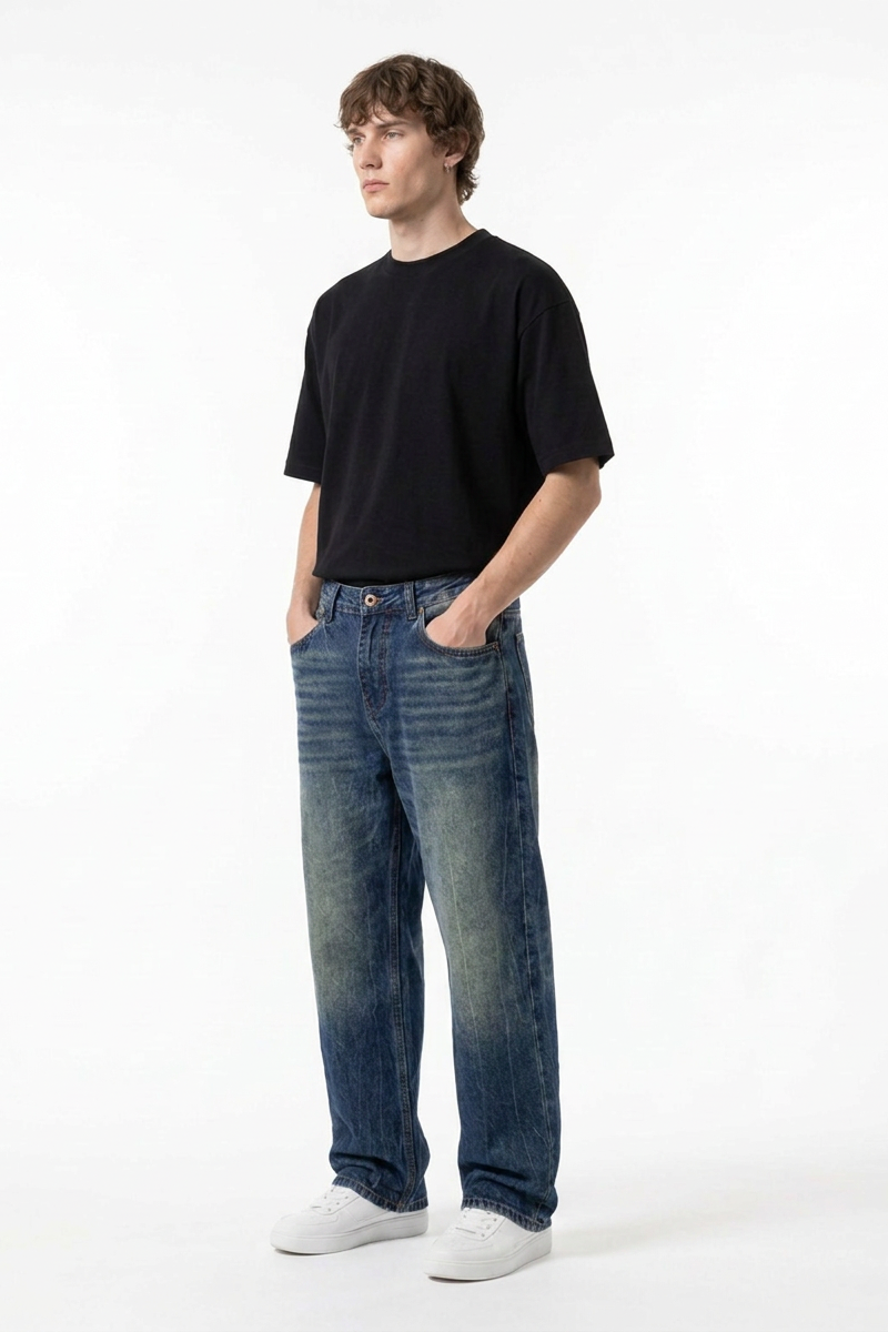 Men's Classic Relaxed Straight Leg Jeans