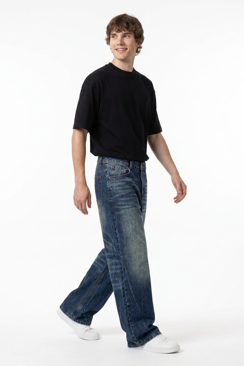 Men's Classic Relaxed Straight Leg Jeans