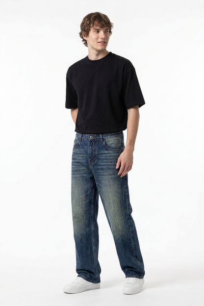 Men's Classic Relaxed Straight Leg Jeans