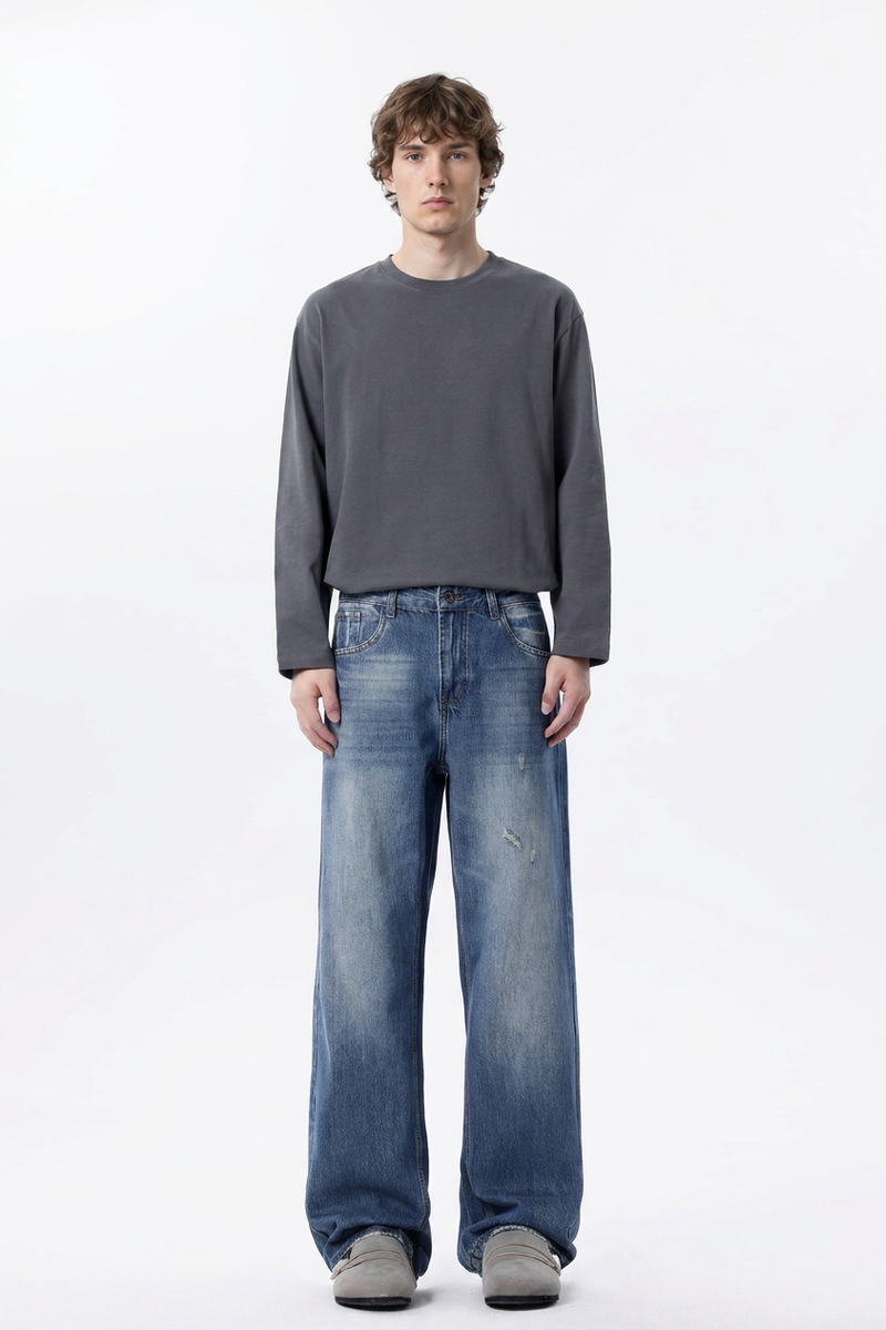 Men's Relaxed Straight Leg Jeans