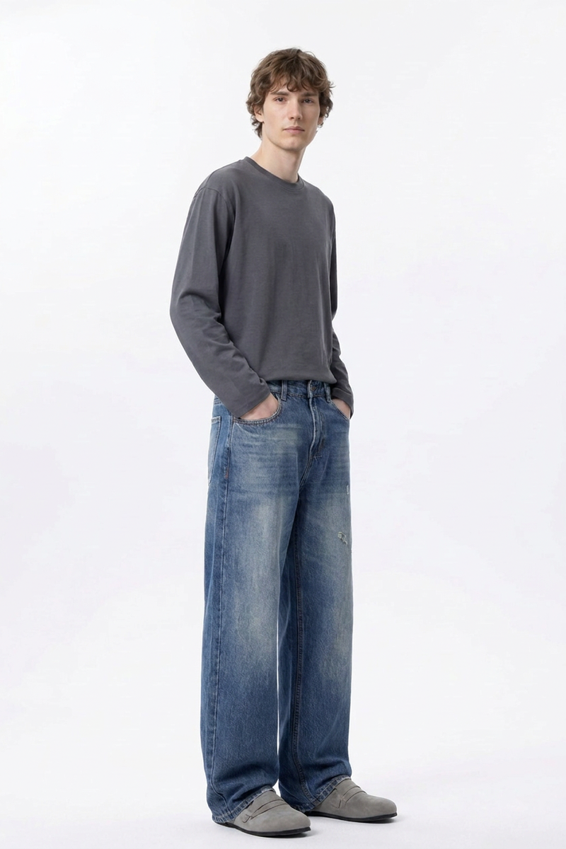 Men's Relaxed Straight Leg Jeans