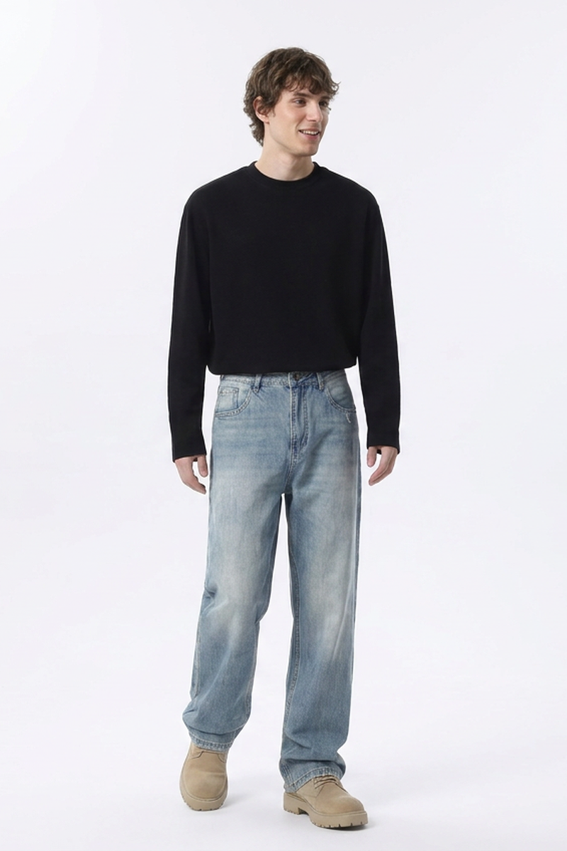 Men's Blend Relaxed Straight Leg Jeans