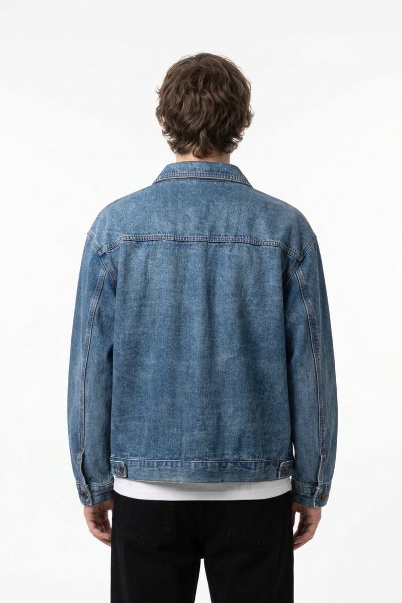 Men's Classic Wash Denim Trucker Jacket