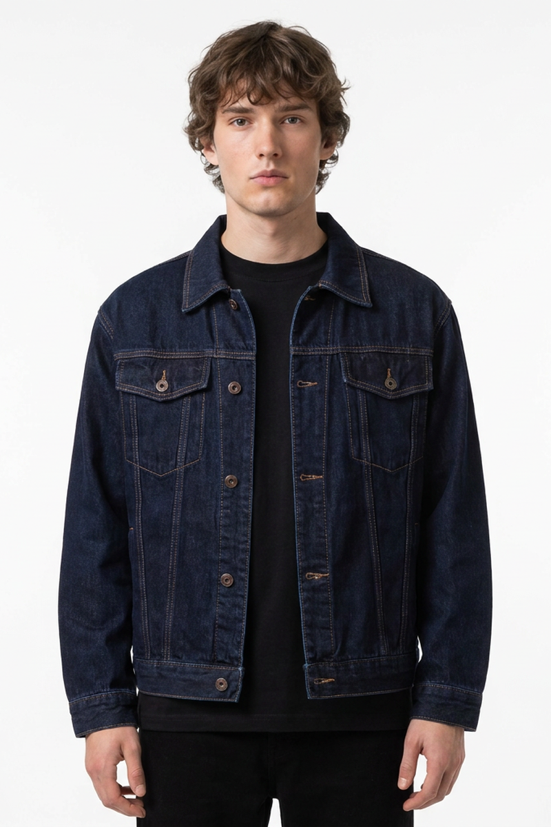 Men's Classic Wash Denim Trucker Jacket
