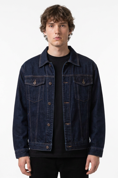 Men's Classic Wash Denim Trucker Jacket